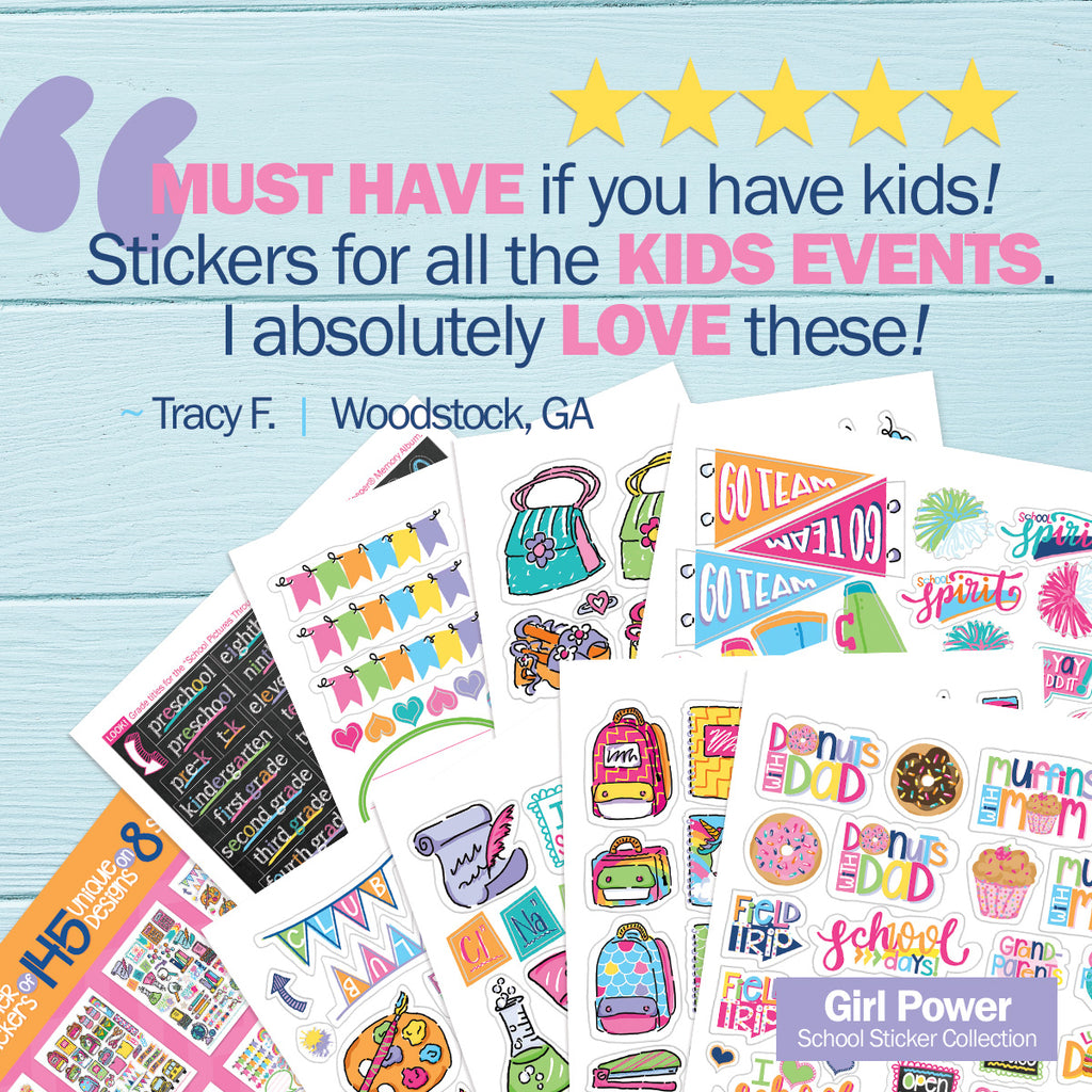 Girl Power Sticker Set