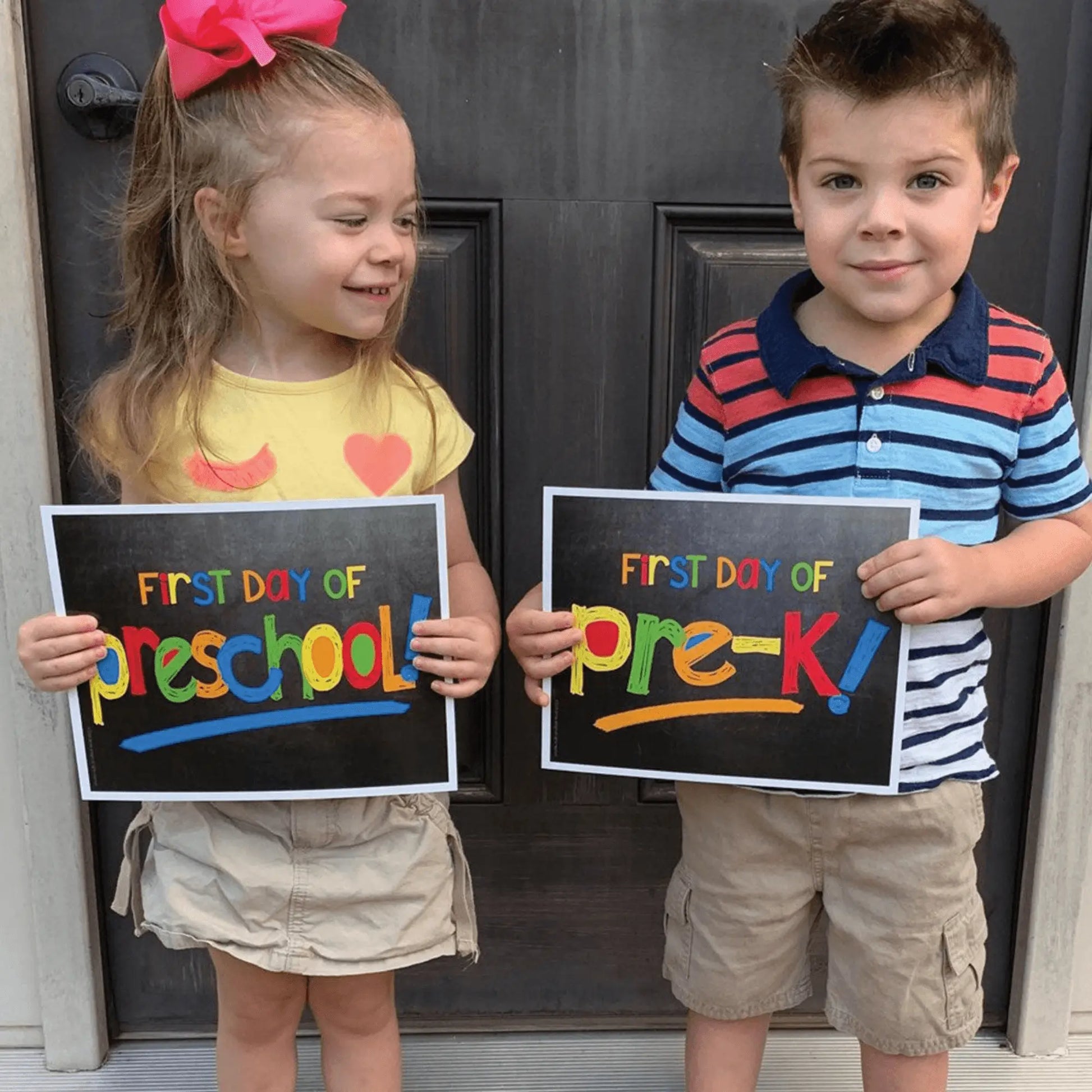 Primary Chalk First & Last Day of School Signs